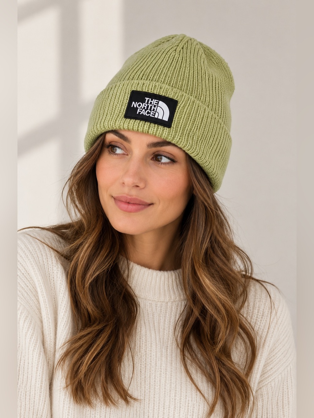 The North Face Cuffed Beanie Pale Green